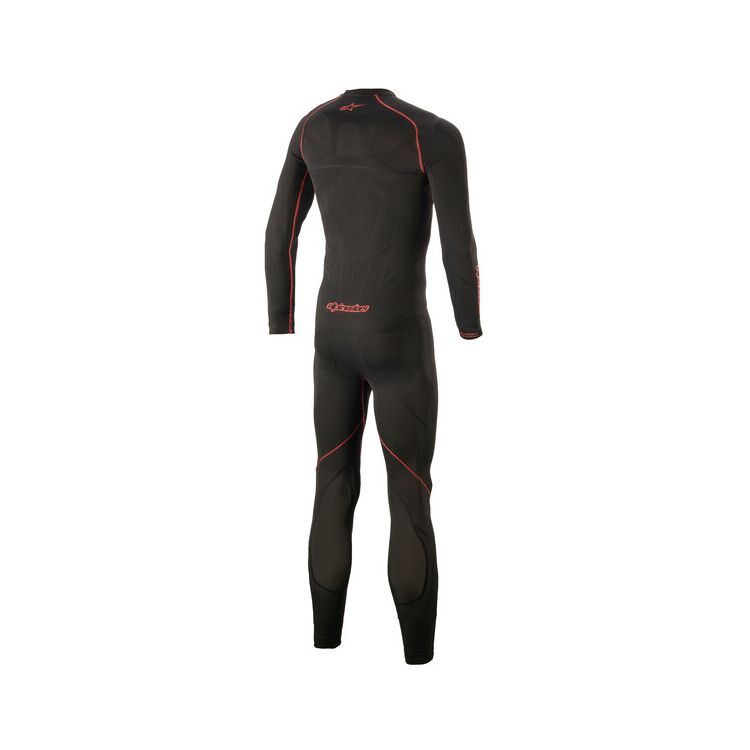 Alpinestars Ride Tech Lite Undersuit showcasing its lightweight design and breathable fabric, ideal for warm weather riding.